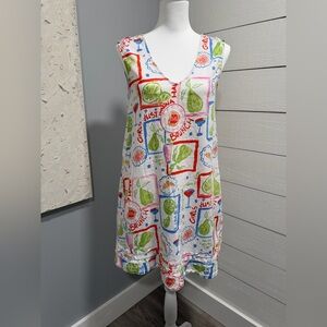 Cynthia Rowley Colorful Graphic Mini Dress